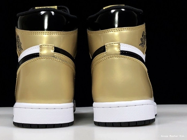Toe Air Jordan 861428-007 Glod High 1 Retro 0810